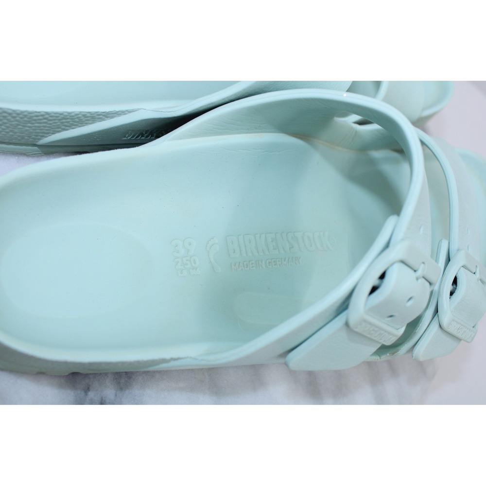 Birkenstock Arizona EVA Sandals Mint Green Seafoam Slides Mens 6 Womens 8 EU 39 - Picture 8 of 9